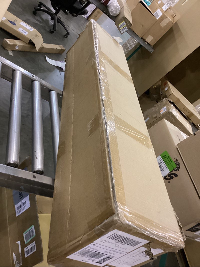 Condition photo showing New/Like New for Universal Van Roof Rack 3 Bar Set, Adjustable Length 41.5''- 70'', Van Roof Ladder Rack Fit for Chevy Express 1500 2500 3500 Ford Econoline GMC Savana Cargo Vans with Rain Gutter