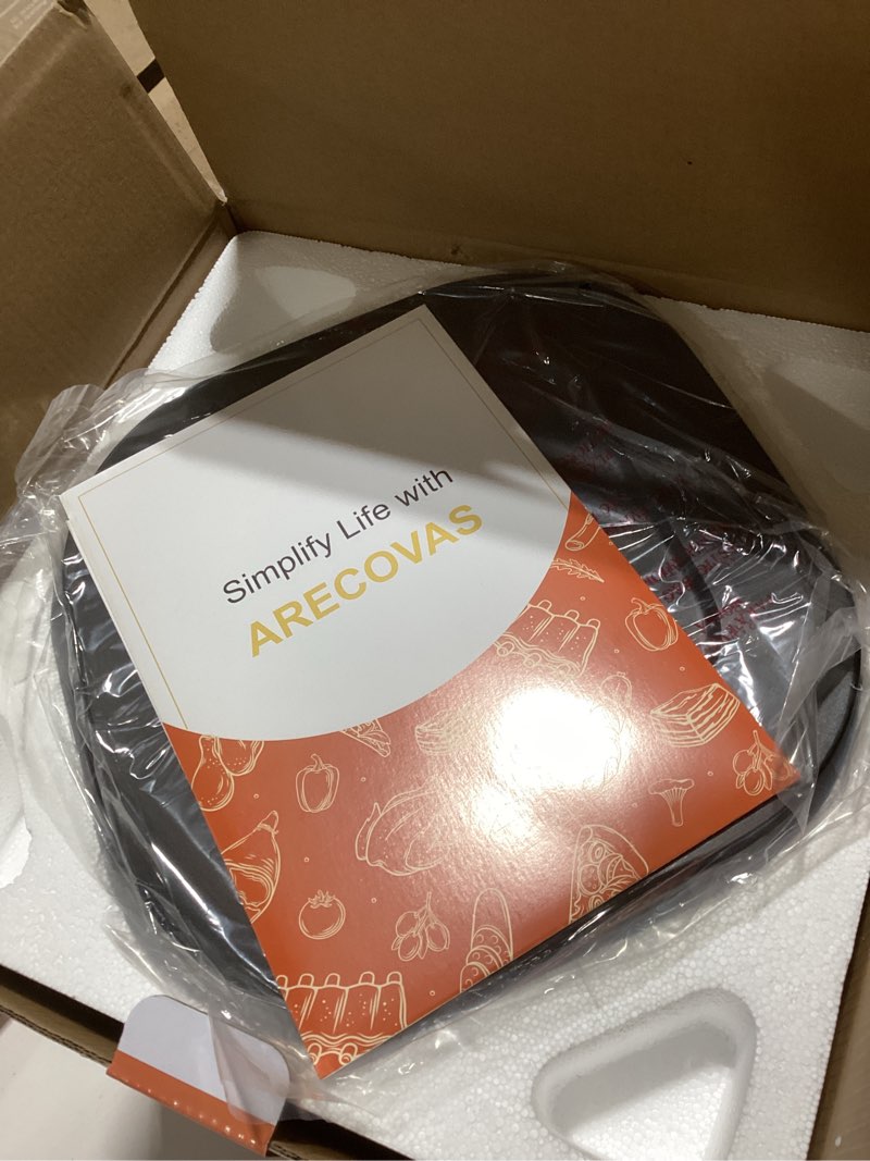 Arecovas 4-in-1 Portable Glass Air Fryer, 140–400°F Precise Heat, Max Crisp Technology, 4.2QT & 1.6Q Not tested