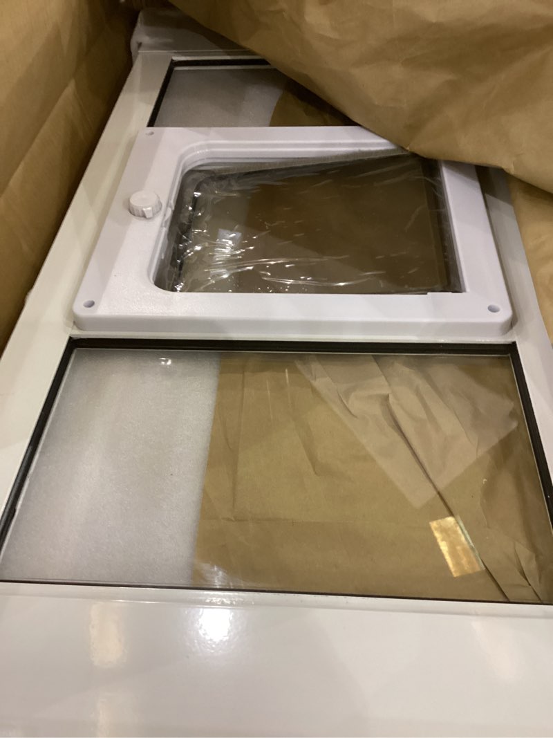 Condition photo showing Good Condition for Pet Door for Window Key Steps in Window width Measure