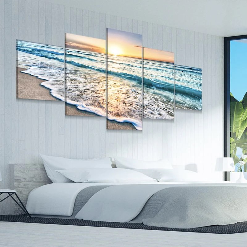 Extra large beach wall art