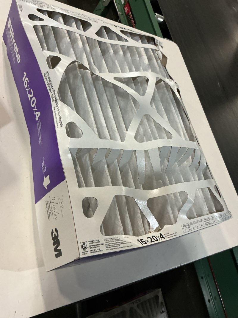 Condition photo showing Good Condition for filtrete air filters 16 x25 x 4 ultra allergen 12 month sealed