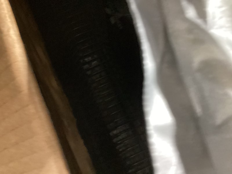 Condition photo showing As Is for Vornado TRANSOM Window Fan with 4 Speeds, Remote Control, Reversible Exhaust Mode, Weather Resistant Case, Black, Whole Room Black Remote Control Fan