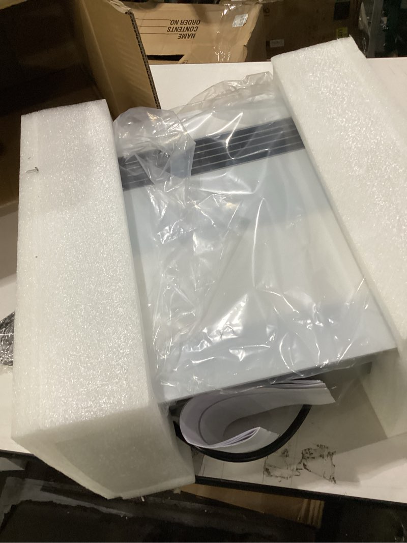 Condition photo showing New/Like New for Bathroom Exhaust Fan with Heater and Light 1800W,190 CFM,Ultra-Low 30dB Operation,4-in-1 Bathroom Ventilation System,1 Minute Rapid Heating and Ventilation (White)