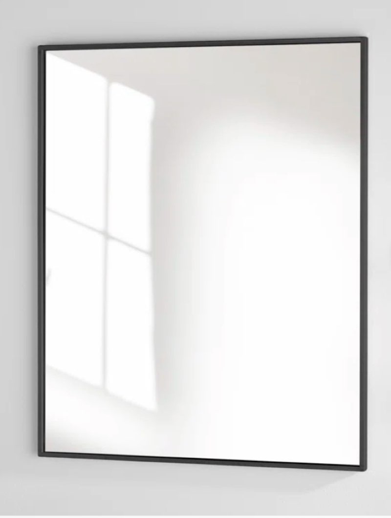 Sabine Metal Rectangle Wall Mirror 30X36