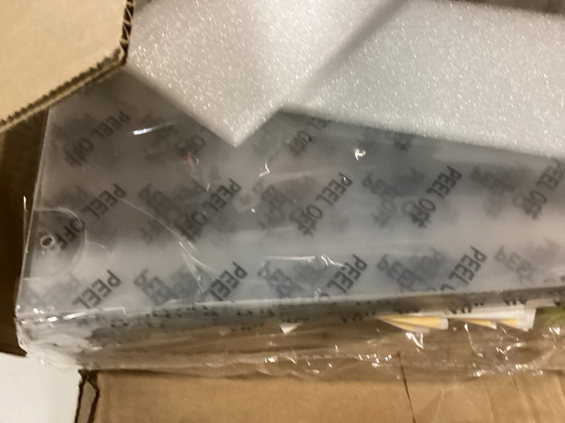 Condition photo showing As Is for Acrylic Sign Holder 8.5x11 Vertical, Wall Mount Document Holder, Clear Plastic Picture Frame with Tape Adhesive and Screws for Office, Home, Store, Restaurant - 20 Pack 8.5x11''-20pack