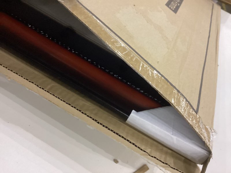 Condition photo showing New/Like New for GMFrames 11x14 Diploma Degree Frame with Mat or Display 15x18 Certificates without Mat,Solid Wood,Cherry Finish with Intricate Black Rope Detail,UV Protection Acrylic Cherry 15x18 for 11x14 with Mat