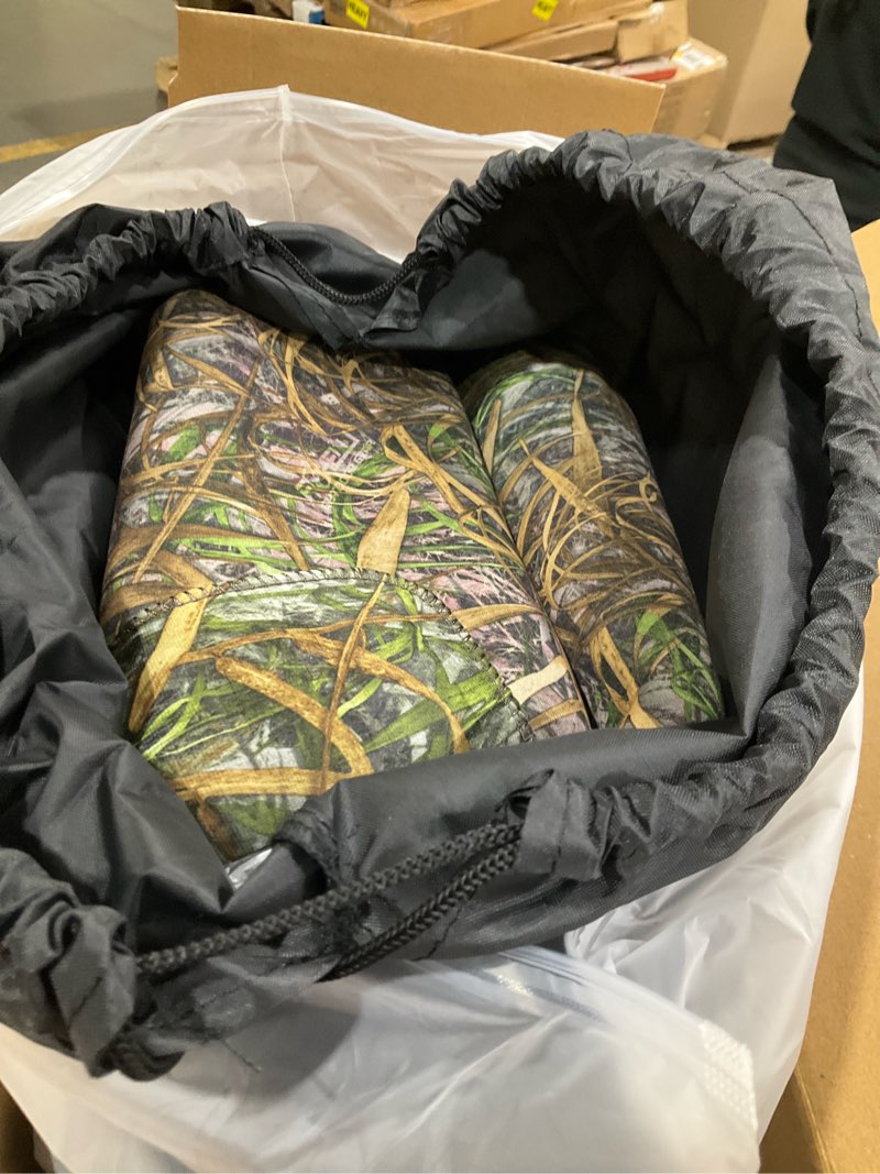 Condition photo showing New/Like New for Foxelli Chest Waders, Waterproof 4mm Neoprene Hunting & Fishing Waders for Men & Women with Boots 11 Camo