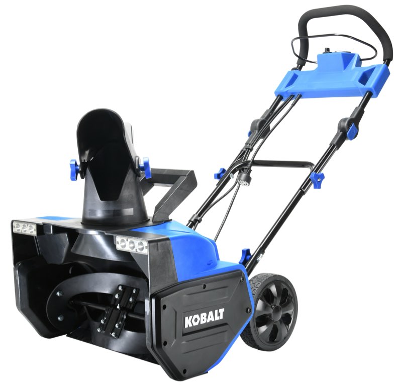 (Similar to company photo)(sold as is used but good condition)Kobalt 21-in Single-stage Push Electric corded Snow Blower A081002 at Lowes.com Visit Brand