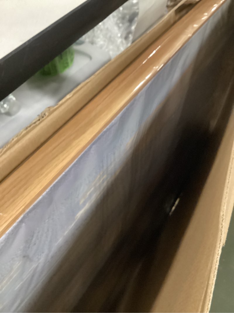 Condition photo showing New/Like New for Abstract Wall Art Canvas Paintings Blue Fantasy Modern Large Framed Artwork Decor for Living Room Bedroom Office Painting Home Decor 24"x48" 24.00" x 48.00" Blue Gold