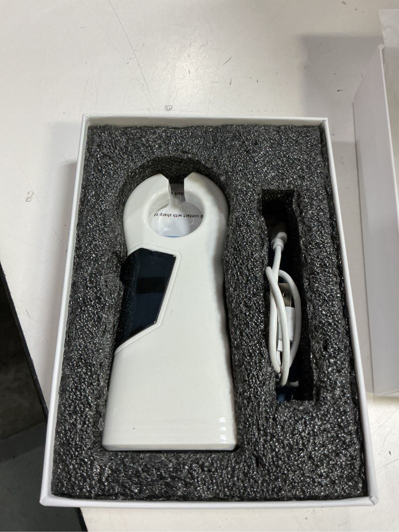 Condition photo showing Good Condition for kswegkc portable vein finder for iv access,professional rechargeable handheld vein locator with 1–99 brightness levels for nurses,clinics & home use,suitable for all skin types,digital display - white