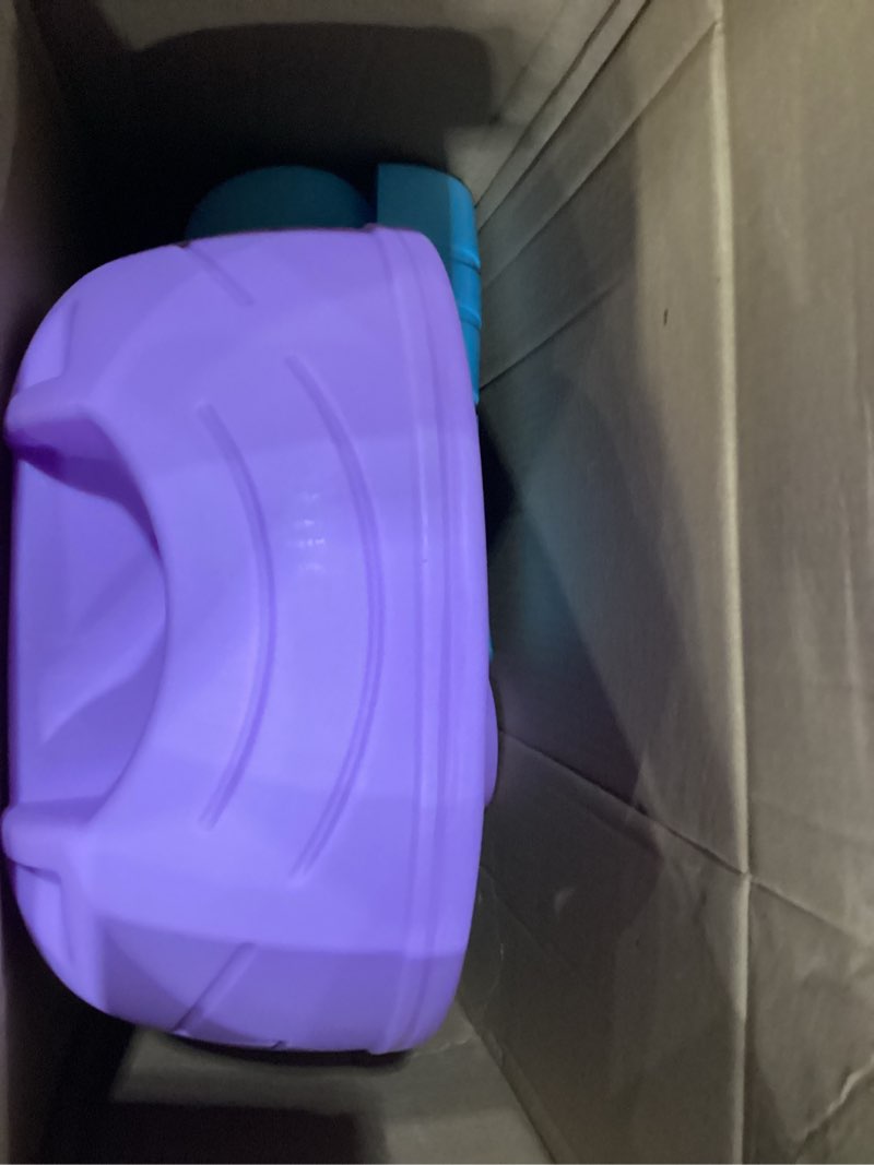Condition photo showing Good Condition for step2 rain showers and unicorns water table, kids water and sand activity sensory playset, summer outdoor toys, 13 piece water toy accessories, for toddlers 1.5+ years old, blue & purple rain showers & unicorns
