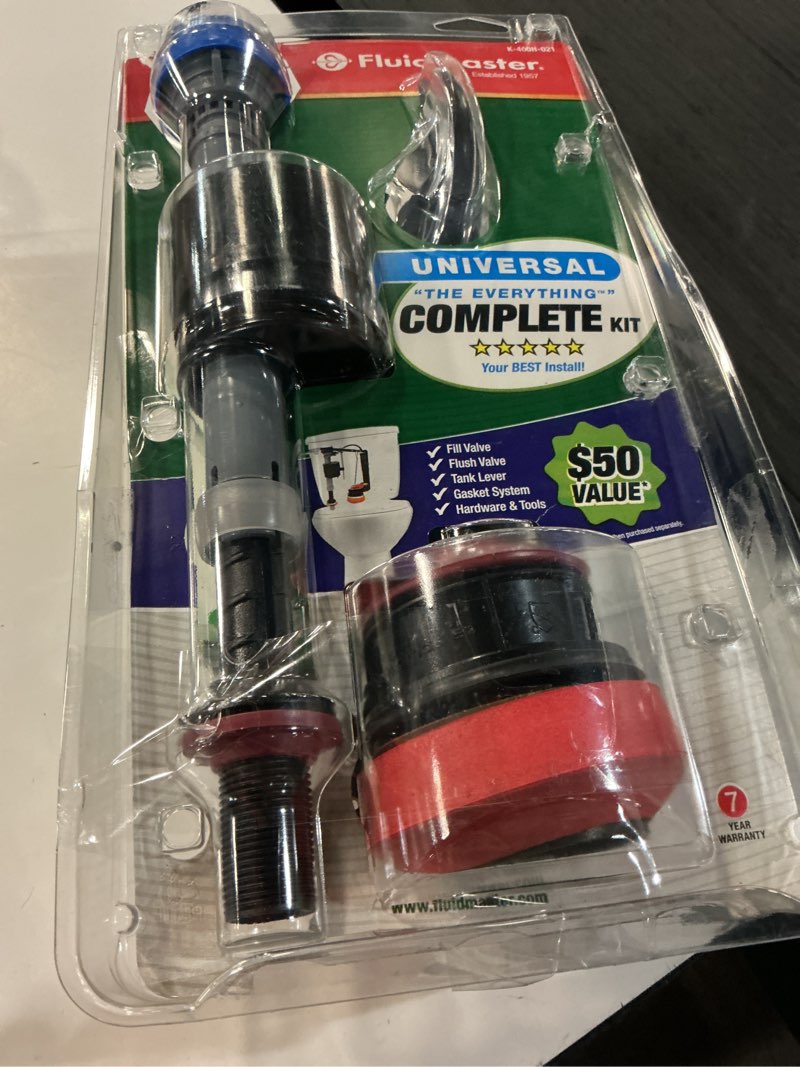 Condition photo showing Good Condition for fluidmaster performax the everything toilet repair kit multicolored plastic for universal