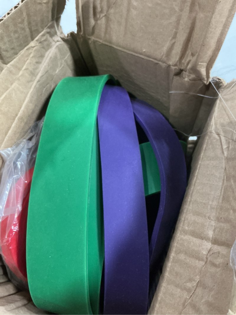 Condition photo showing As Is for pull up assistance bands, 5-level resistance bands for working out, pull up bands for men & women, exercise bands for full-body training, fitness, physical therapy, stretch workout bands at home, gym