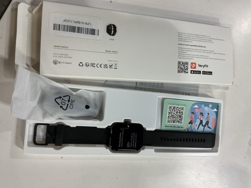 Condition photo showing New/Like New for smart watches for men women, alexa built-in, 1.8" smartwatch with heart rate/spo2/sleep/stress, ip68 waterproof fitness tracker with bluetooth call (answer/make), 101+ sports modes, for android iphone matte black 1.8 inches