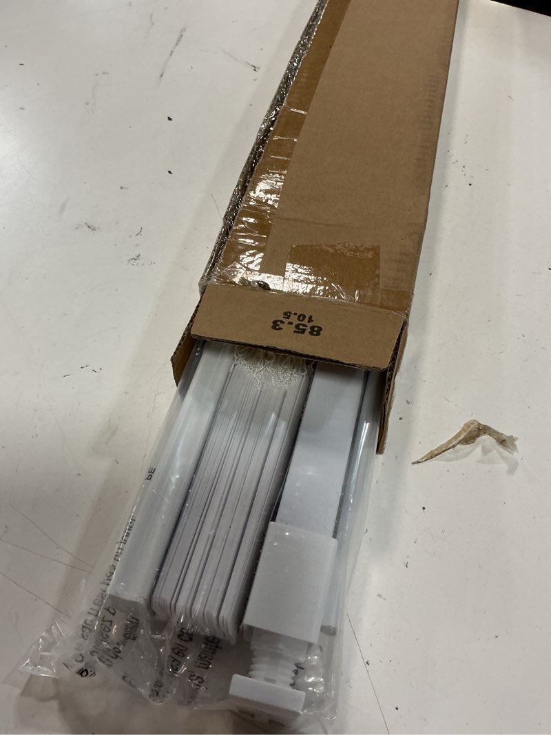 Condition photo showing Good Condition for lazblinds no tools no drill 1" vinyl mini blinds, cordless blinds for windows, light filtering horizontal window blinds & shades, 34" w x 64" h, white cordless-white 34" w x 64" h