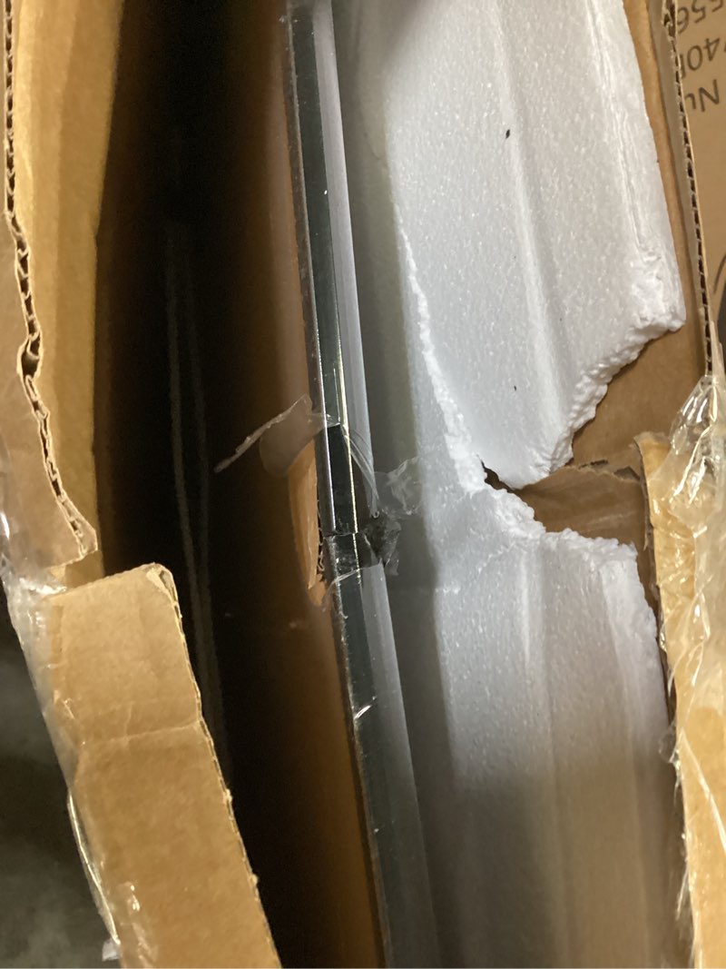 Condition photo showing As Is for MCS Trendsetter Movie Poster Frame 27x40 Black High-Gloss, Vertical & Horizontal Wall Hanging Large Picture Frame for Photos, Artwork & Custom Posters (1-Pack) 1-Pack 27x40