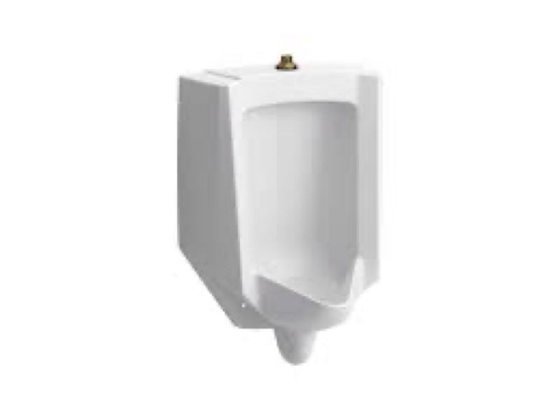Bardon™ High-Efficiency Urinal (HEU), Washdown, Wall-Hung, 0.125 GPF to 1.0 GPF, Rear Spud, Antimicrobial