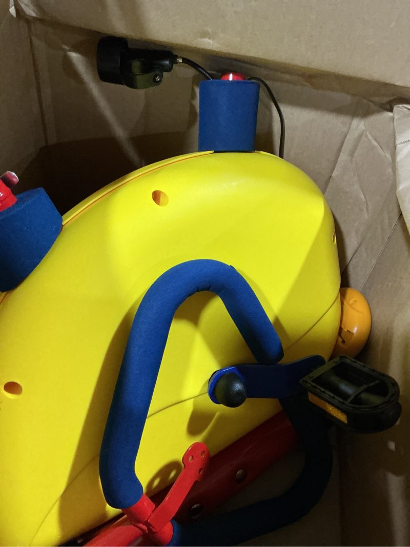 Condition photo showing As Is for kids exercise equipment collection: strength training, cardio, and active play essentials kids exercise bike