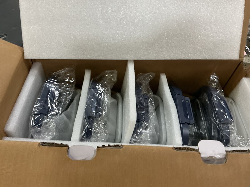 Condition photo showing Good Condition for 10-Pack Glass Food Storage Containers with Tempered Lids – Borosilicate, Airtight, Oven-Safe (-4°F~950°F), BPA-Free, 4.4 & 1.6 Cup, Leak-Proof, Dishwasher Safe (Blue) Tempered Lids Blue 4.4Cup*5 & 1.6 Cup*5