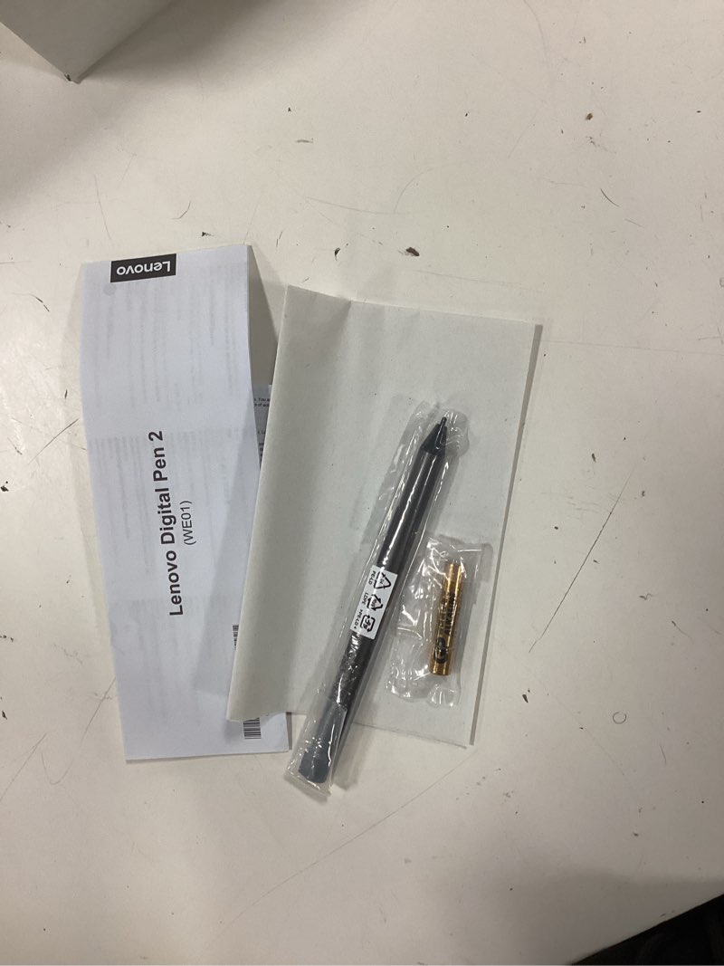 Condition photo showing New/Like New for lenovo digital pen 2 (laptop) - ultra-tactile response - 4,096 levels of pressure - natural feel elastometer pen tip - extended battery life - silver, grey pens digital pen 2