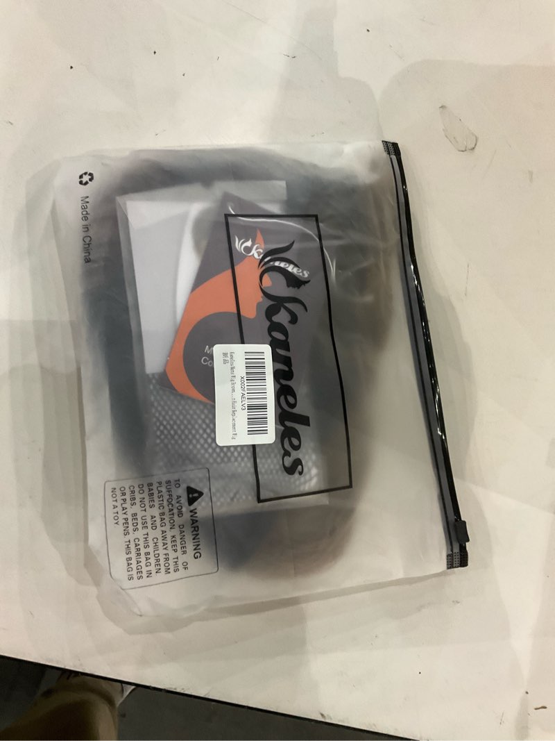 Condition photo showing New/Like New for Kaneles Mens Brown Short Wig Curly Synthetic Laeyered Natural Hair Costume Full Wig (Brown) black