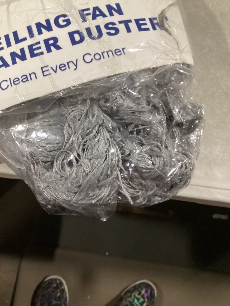 Condition photo showing Good Condition for Storystore Ceiling Fan Cleaner Duster - Adjustable Duster with Extension Pole,Dusters for Cleaning Fan Blade, Walls and Cobweb (Grey) Grey-1pack