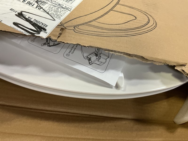 Condition photo showing Good Condition for Toilet Seat, Elongated Toilet Seat with Toddler Seat Built in, Potty Training Toilet Seat Elongated Fits Both Adult and Child, with Slow Close and Magnets- Elongated