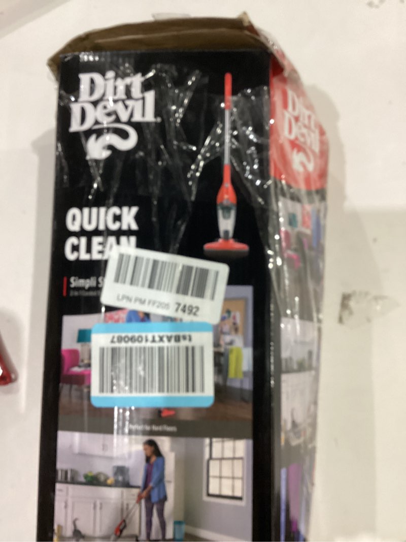 Condition photo showing As Is for Dirt Devil Simpli Stik Plus 3-in-1 Vacuum Cleaner, Lightweight, Bagless, Ideal for Dorms, Apartments and Other Small Spaces, Corded Vacuum Cleaners for Home Use