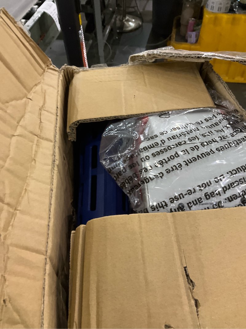 Condition photo showing New/Like New for Franklin Sports Kids Pitching Machine - Plastic Baseball Pitching Machine for Kids Batting Practice - MLB Power Pitcher with Adjustable Speeds