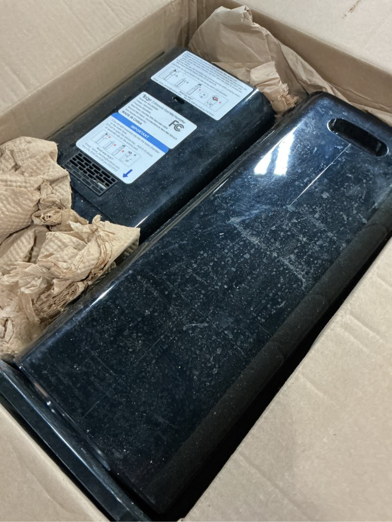 Condition photo showing As Is for 2.64gal humidifiers for bedroom large room, warm and cool mist up to 500ft², top fill diffuser ambient light, 3 mist modes, 24h timer, 35db quiet humidifier for home office plants