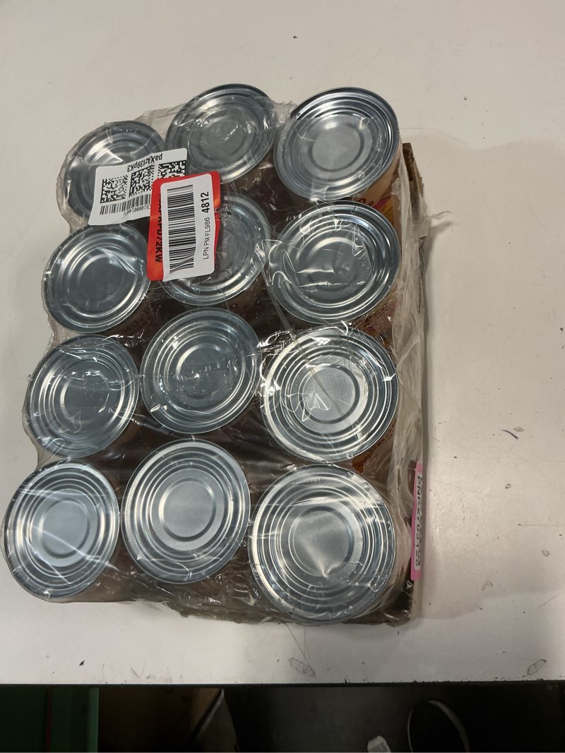 Condition photo showing New/Like New for ( best by 11-16-27)Pedigree Chopped Ground Dinner Adult Soft Wet Dog Food with Beef, Canned Dog Food, 22 oz. Cans, 12 Count Beef 22 oz - 12 Count (Pack of 1)