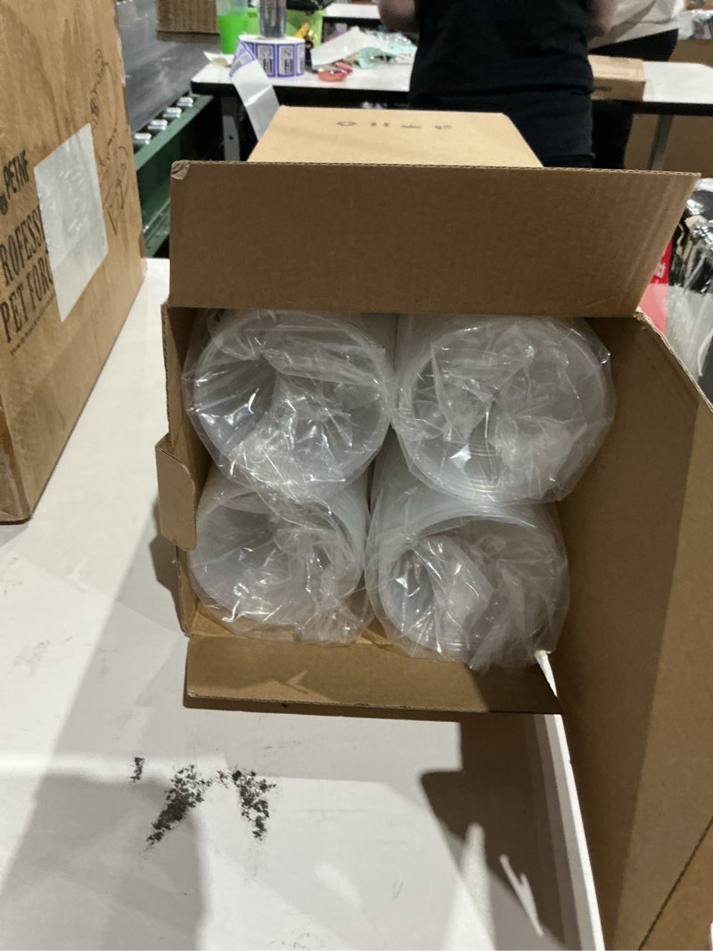 Condition photo showing New/Like New for lamosi 300 pack 12 oz clear plastic cups,12 ounce disposable cold drinking cups for party, picnic, bbq, travel, christmas, events 12 oz-300 pack