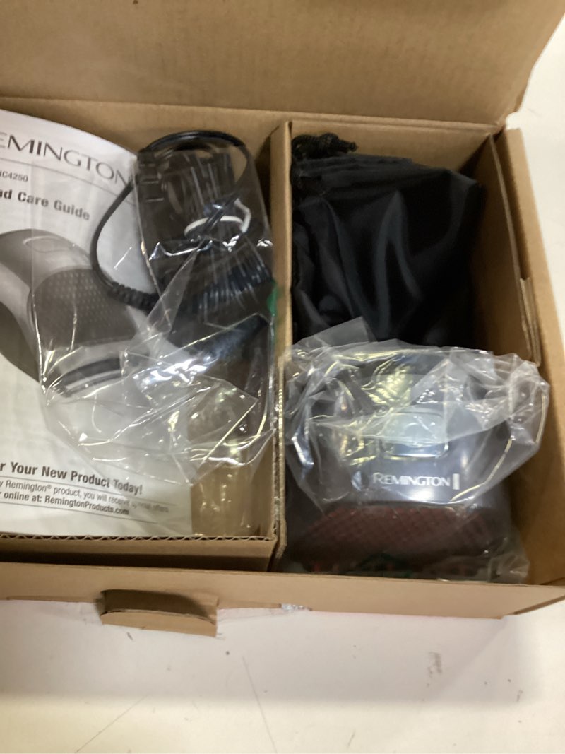 Condition photo showing Good Condition for remington shortcut pro self-haircut trimmer kit, waterproof cordless electric razor for head, beard, and body, curved blades and 9 trimmer lengths, head shaver, 5-minute quick-charge, 14-piece set