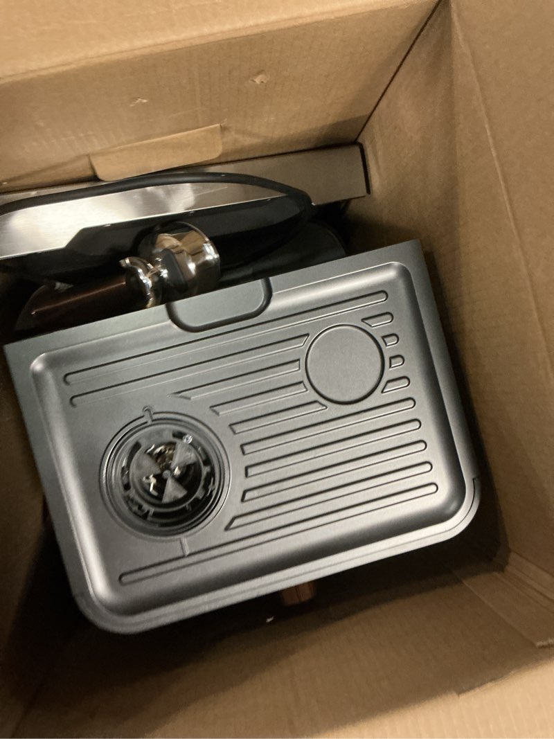 Condition photo showing As Is for Café Bellissimo Semi Automatic Espresso Machine + Milk Frother | WiFi Connected| Built-In Bean Grinder, 15-Bar Pump & 95-Ounce Water Reservoir | Matte Black, C7CESAS3RD3