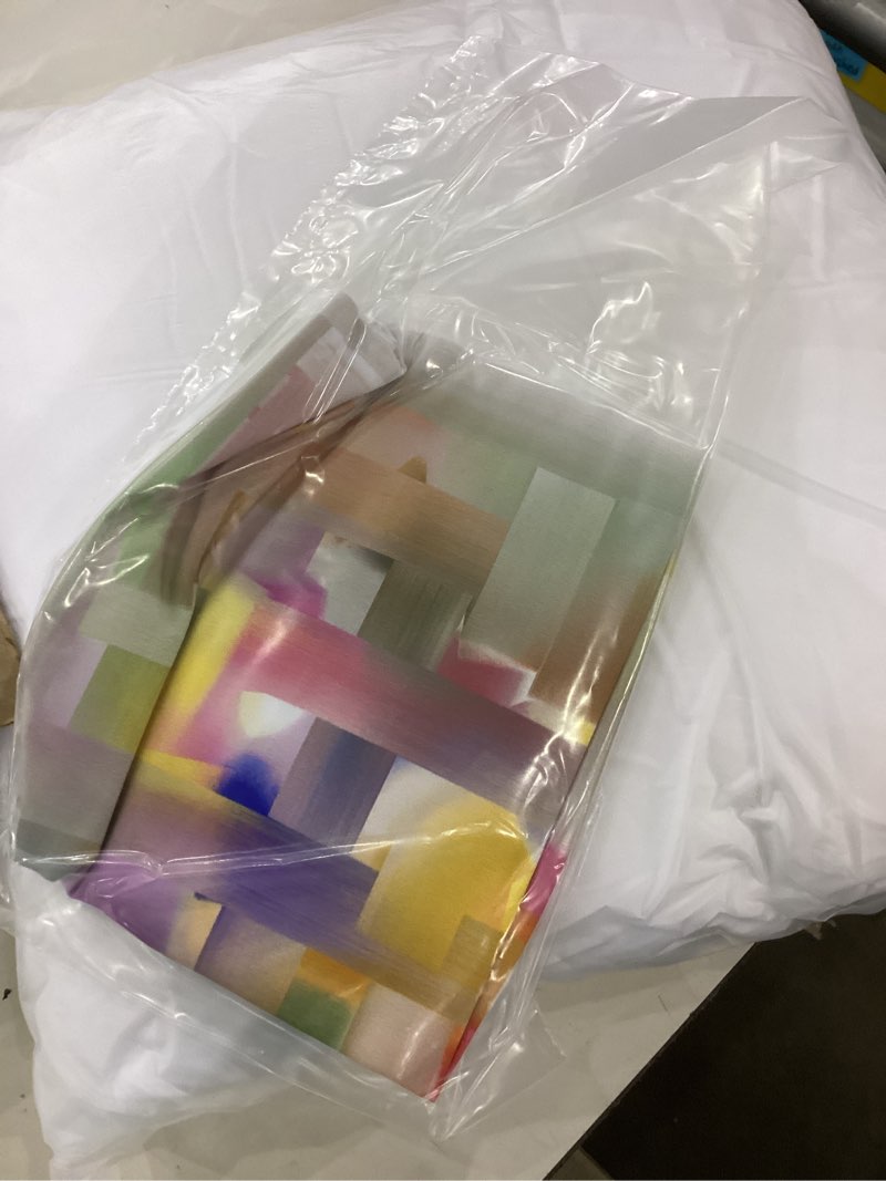 Condition photo showing Good Condition for Designart Colorful Seamless Pattern' Abstract Throw Living Room, Sofa, Pillow Insert + Cushion Cover Printed On Both Side 16 in. x 16 in High Quality Pillow Insert + Cushion Cover Printed on Both Side 16 in. x 16 in.