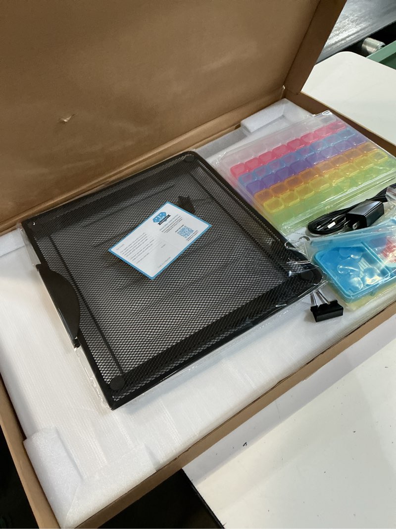 Condition photo showing Good Condition for artdot a4 diamond painting light pad usb powered adjustable brightness with diamond art accessories and tools for drawing tracing