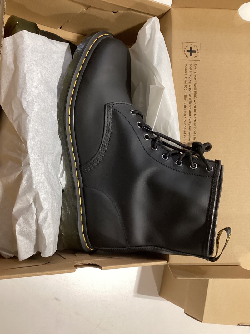 Condition photo showing Good Condition for Dr. Martens, Unisex 1460 Slip Resistant Service Boots US Men’s size 14