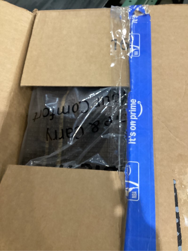 Condition photo showing As Is for EARTHALL Washable Runner Rug 3x10 Ft Non Slip Runners for Hallways Long Cotton Rubber Backed Kitchen Runner Braided Indoor Floor Carpet Runners for Entryway, Hallway, Kitchen, Brown/Coffee 3' x 10' (Runner) Brown/Coffee