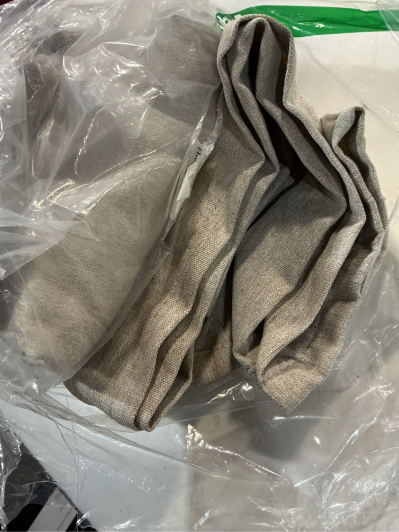 Condition photo showing Good Condition for bgment 72 inch length linen curtains for living room 2 panels, thick privacy window drapes textured light filtering for bedroom office farmhouse grommet top, oatmeal, each 52 inch wide 52"w x 72"l (pack of 2) oatmeal