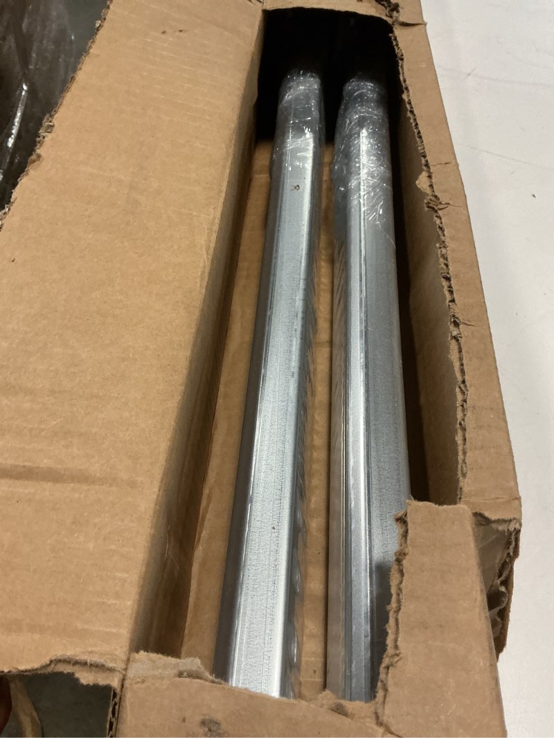 Condition photo showing Good Condition for Prime-Line 163589 By-Pass Wardrobe Track Kit, 48 In. Opening, Dial-Adjusting Rollers, Steel, 7/8 In., Plastic Wheels (Single Pack)