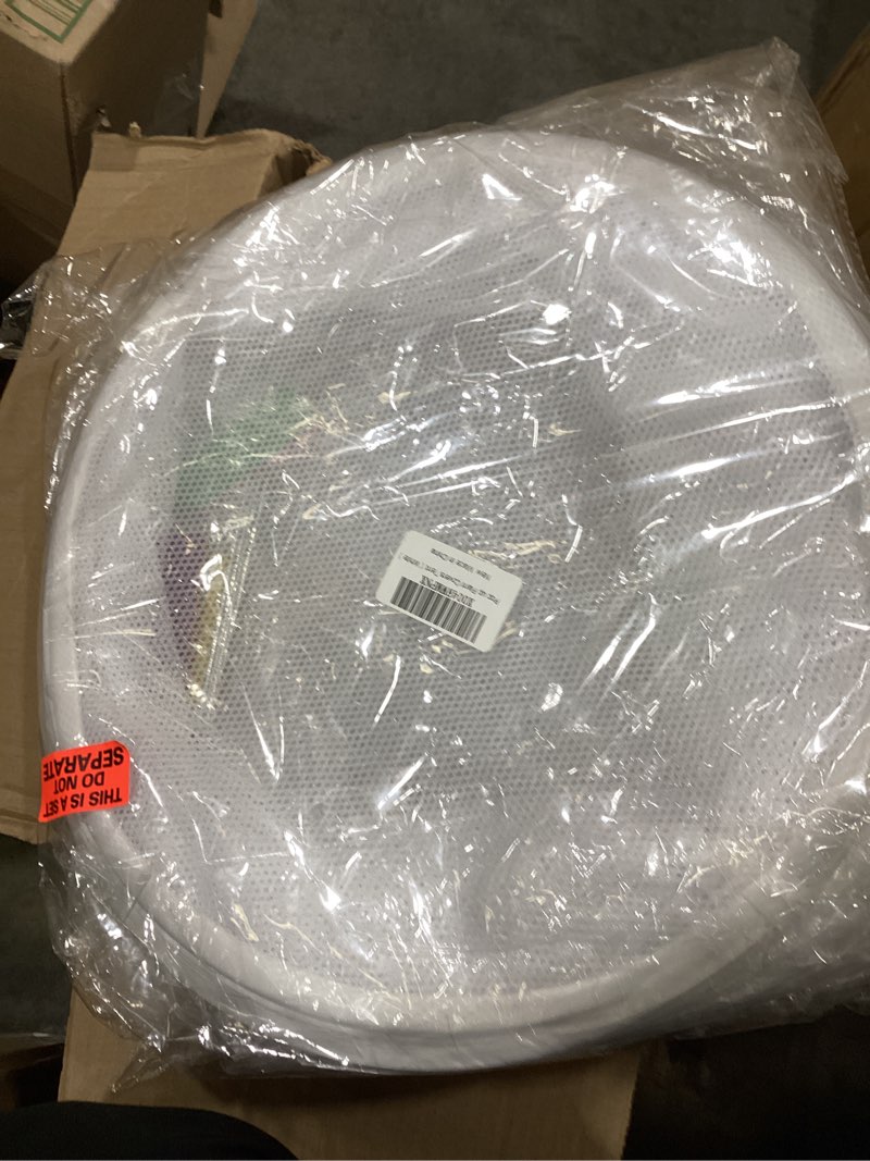 Condition photo showing Good Condition for 4 pack pop up plant covers tent from animals, 20" h x 13" garden mesh plant cover, outdoor mesh plant enclosure for pests, bird and pest protection guard for plants, with stakes and labels (white)