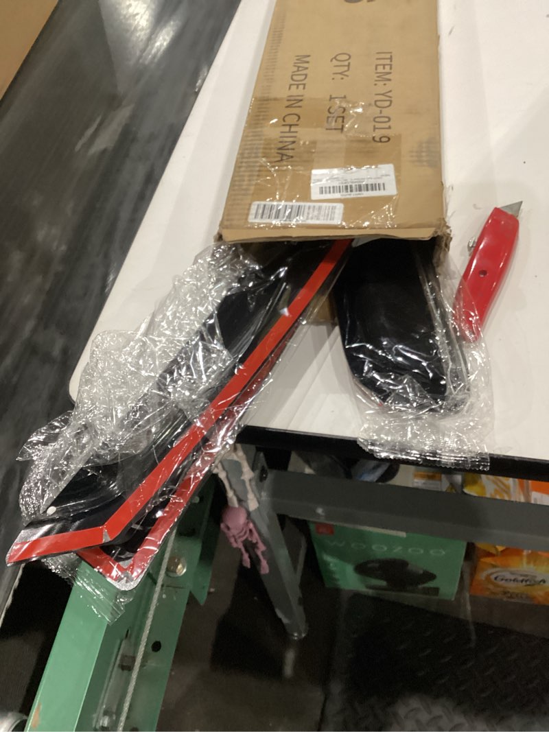 Condition photo showing New/Like New for Window Visors for 2002-2009 Chevy(Chevrolet) Trailblazer, Rain Guards Shields Vent Deflector Shade Dark Smoke 2003 2004 2005 2006 2007 2008 02 03 04 05 06 07 08 09, Tape-On, 4PCS For 2002-2009 | Chevy Trailblazer | Out-Channel