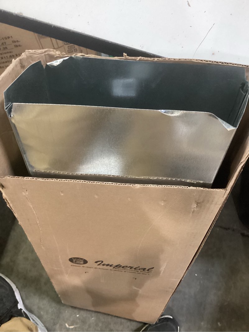 Condition photo showing As Is for imperial 10-in 30 gauge galvanized steel stack duct
