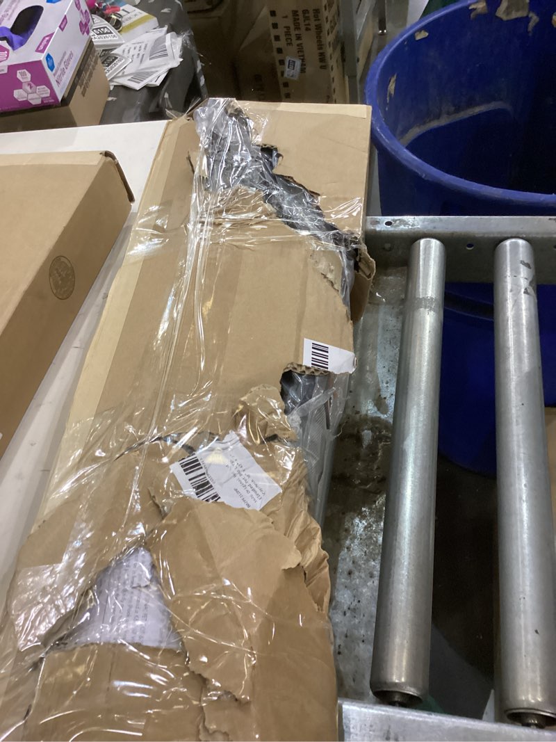 Condition photo showing As Is for K&H Pet Products Outdoor Elevated Dog Cot, Breathable Cooling Elevated Cot Hammock Pet Bed for Large Dogs, Washable Mesh Cover, Raised Metal Frame, Collapsible, Portable - Large 42 X 30in Gray Gray/Black Mesh 42"L x 30"W x 7"Th