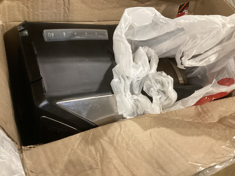 Condition photo showing As Is for Black and Decker BLACK+DECKER 12-Cup Mill and Brew Coffeemaker, Black, CM5000B 12-Cup Coffee System