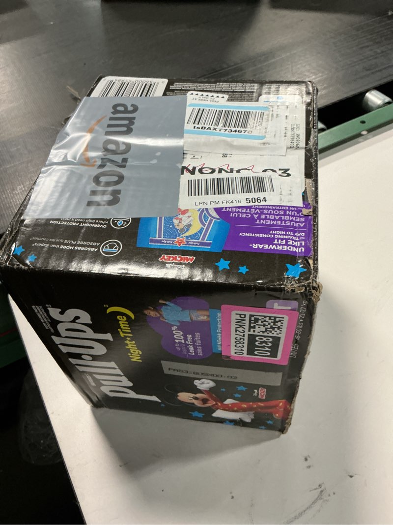 Condition photo showing New/Like New for Pull-Ups Boys' Night-Time Potty Training Pants, Size 5T-6T Overnight Training Underwear (46-60 lbs), 44 Ct 5T-6T 44