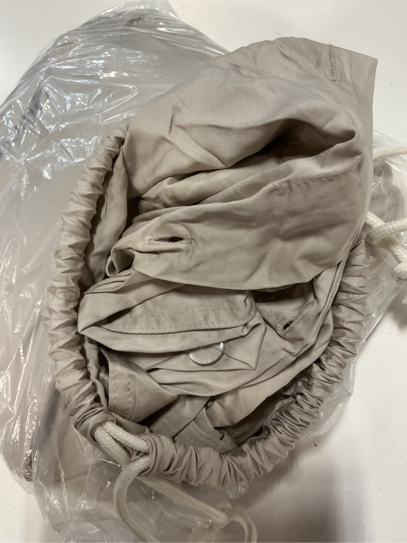 Condition photo showing Good Condition for bamboo duvet cover set, full/queen, sand