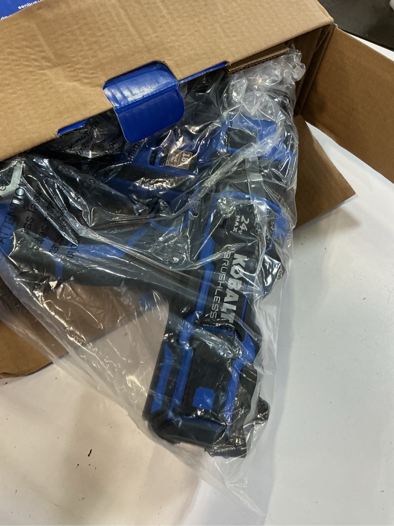 Condition photo showing As Is for kobalt xtr 2-1/8-in 18 -gauge cordless straight brad nailer