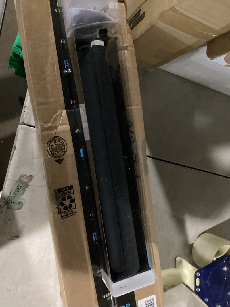 Condition photo showing Good Condition for persilux cordless blackout roller shades for windows, free-stop with valance, thermal insulated fabric blinds, uv protection for home and bedroom (black, 15" w x 64" h) 15"w x 64"h black
