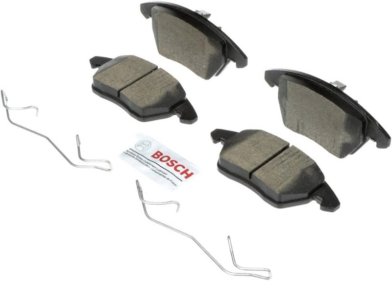 BOSCH BC1107A QuietCast Premium Ceramic Disc Brake Pad Set - Compatible with Select Volkswagen Beetle, Jetta - Front